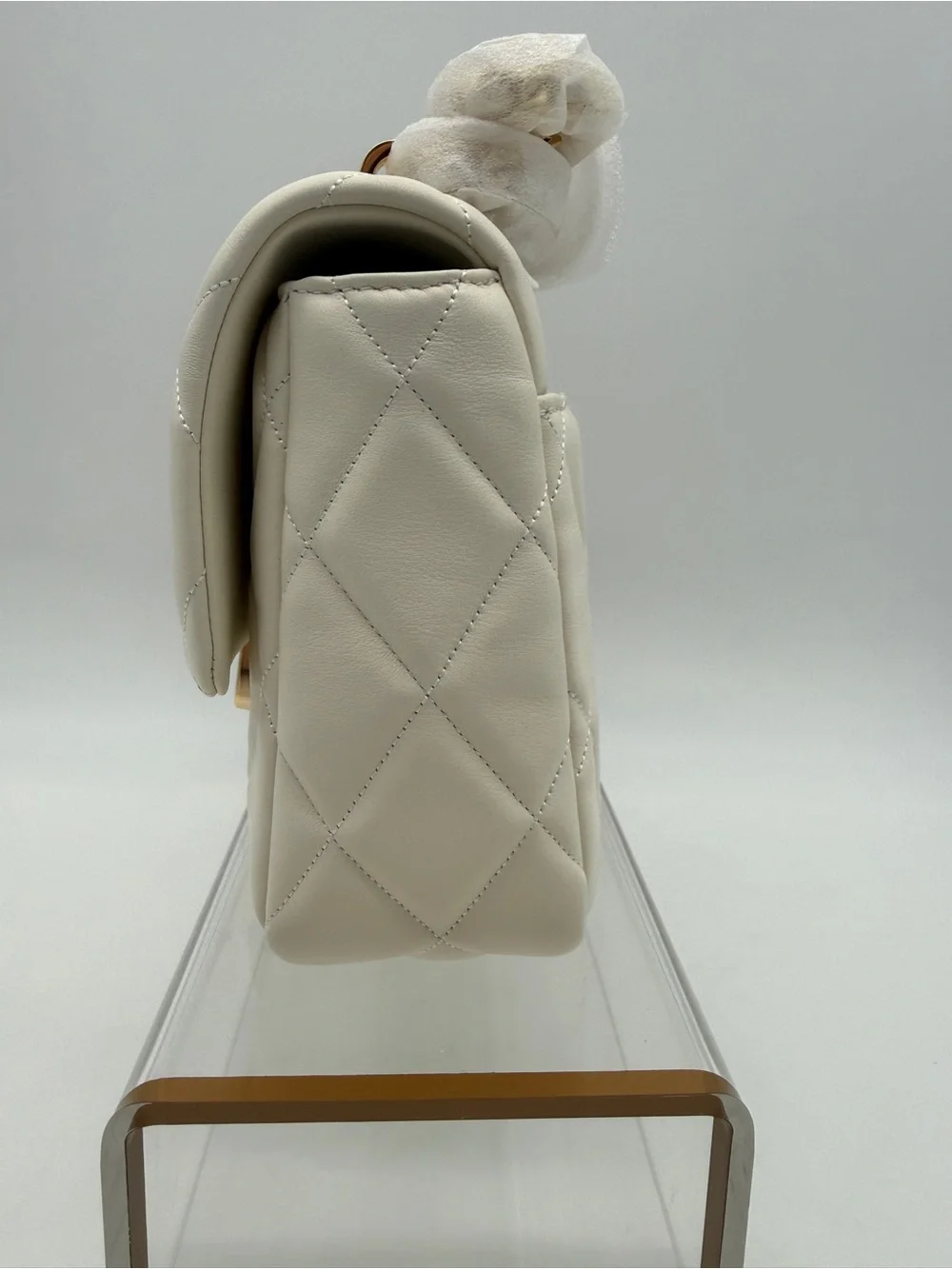 Kate Spade Carey Quilted Small Flap Crossbody Meringue